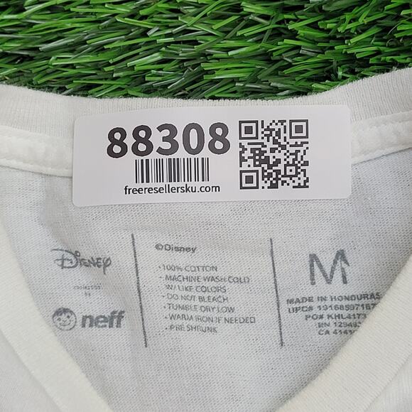 Disney x NEFF Mickey Mouse Shirt Medium 19x26 White - Picture 7 of 15